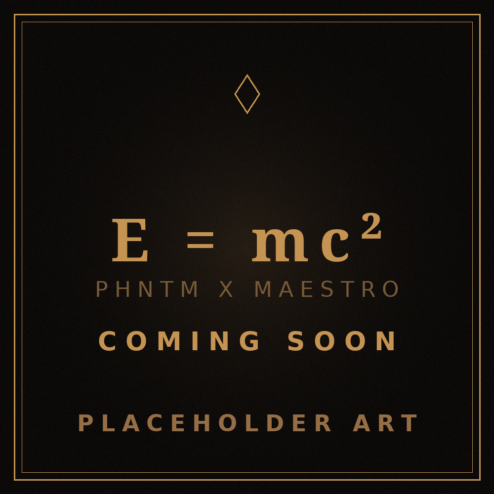 E = mc² — placeholder cover art, coming soon